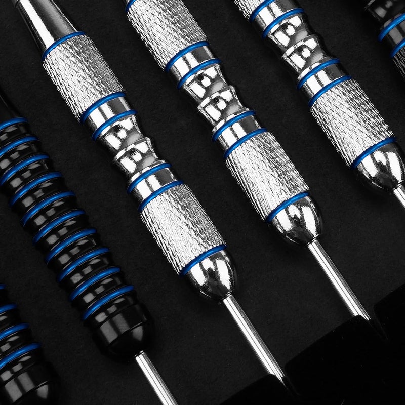 Turnart Darts Metal Tip Set - Steel Tip Darts Darts Set Professional Metal Darts 12 pcs 22/24 Grams Pro Dart Set with Stylish Case Aluminum Shafts Extra 9 Flights - Image 2